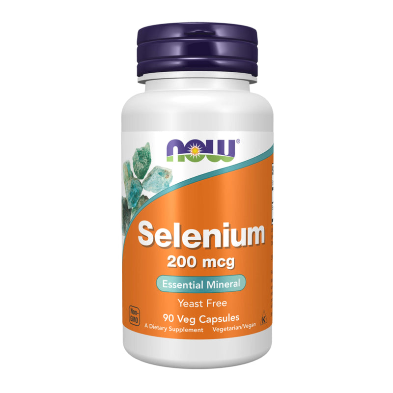 NOW Foods Selenium – 200 mcg – 90 Vegetarian Capsules