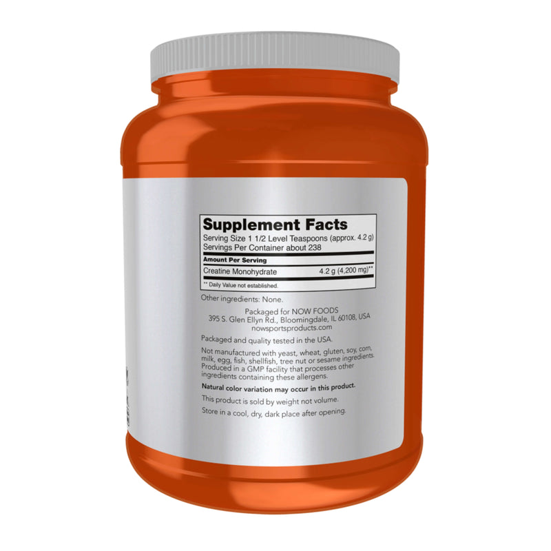 NOW Foods Micronized Creatine Monohydrate – 500g