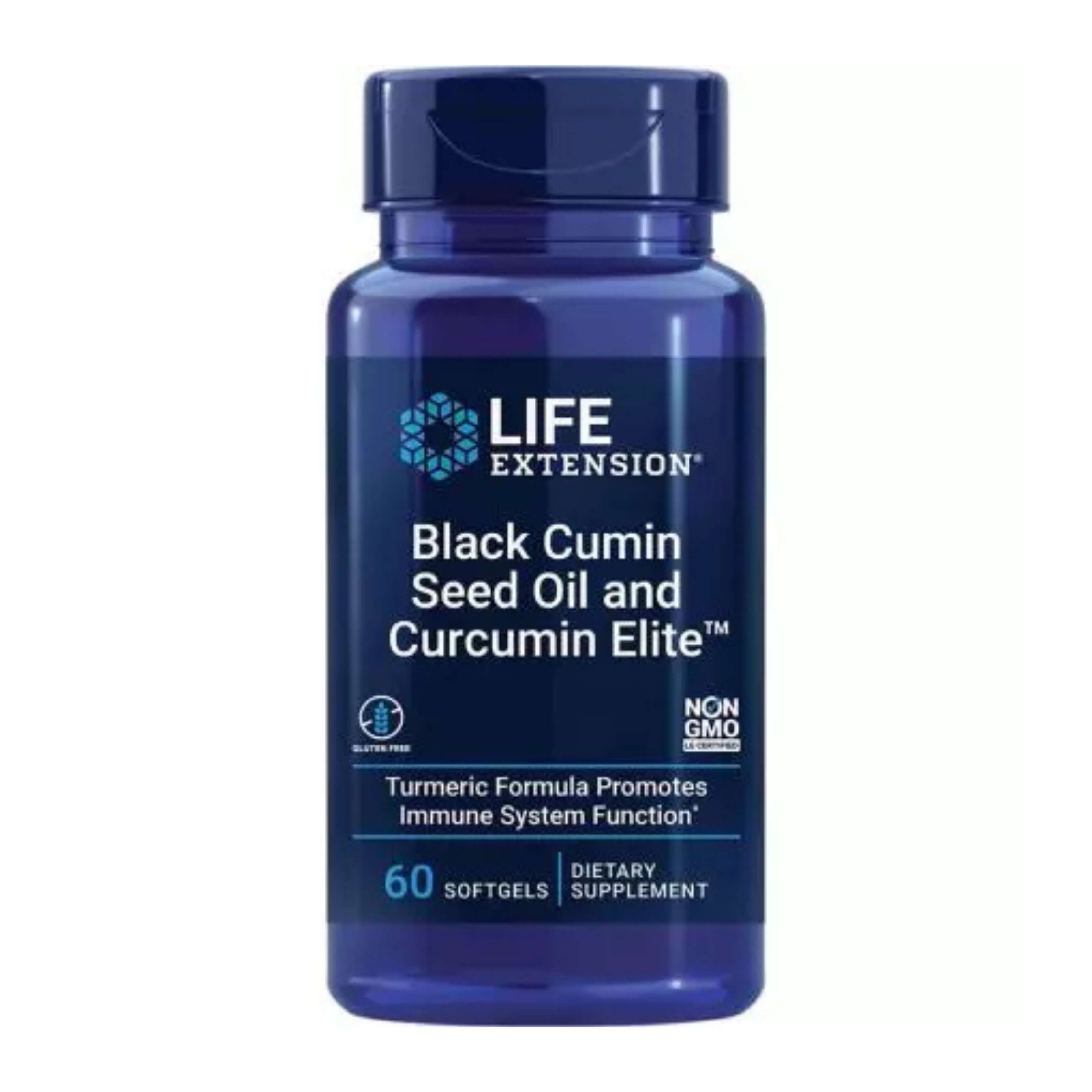 Life Extension - Black Cumin Seed Oil & Curcumin Elite Turmeric Extract – 60 Softgels