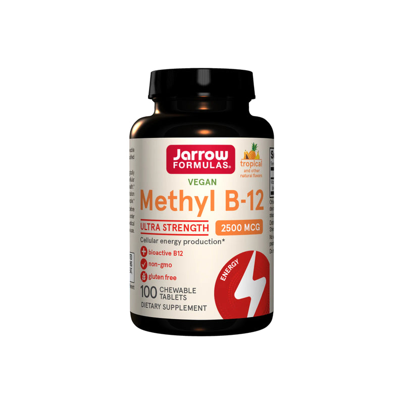 Jarrow Formulas - Methyl B-12 - 2500mcg (Tropical) - 100 vegan chewable tabs