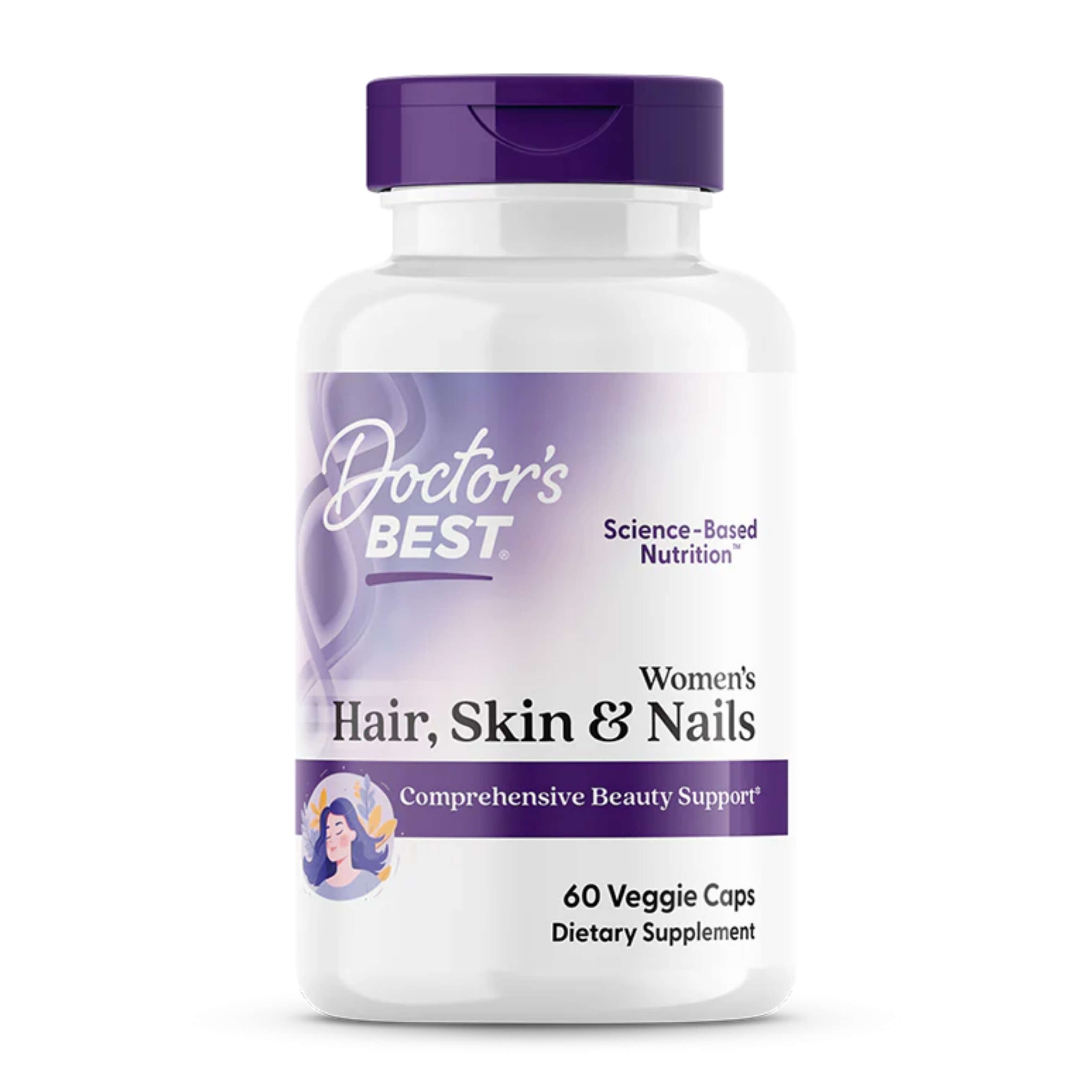 Doctor’s Best – Women’s Hair, Skin & Nails – 60 Veg Capsules
