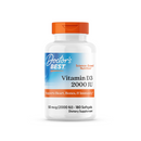 Doctor's Best - Vitamin D3, 2000 IU - 180 softgels