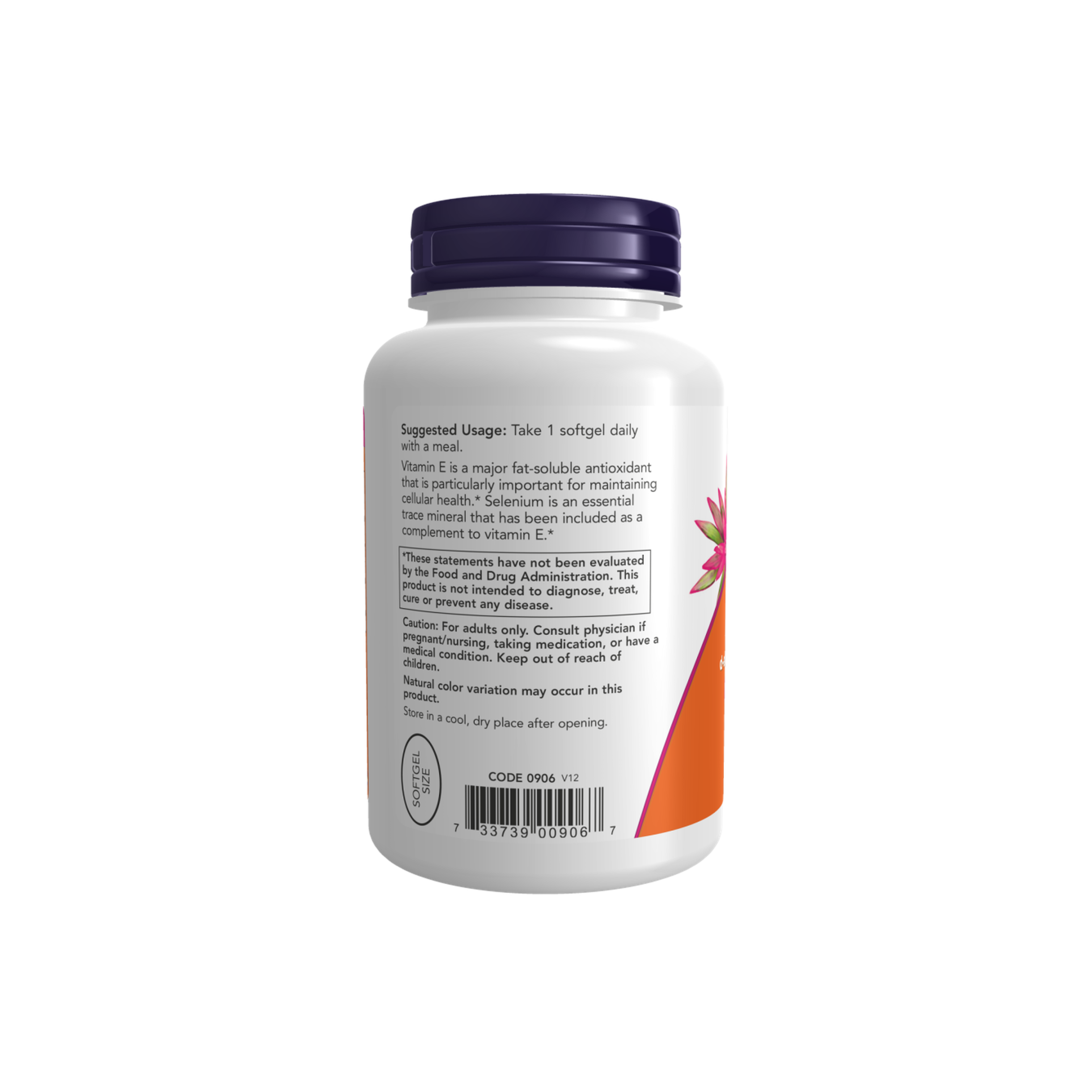 NOW Foods - Vitamin E-400 IU with Selenium - 100 softgels