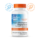 Doctor's Best - High Absorption Magnesium 100mg - 120 tablets