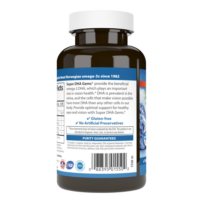 Carlson Labs - Super DHA Gems, 500mg - 60 + 20 softgels