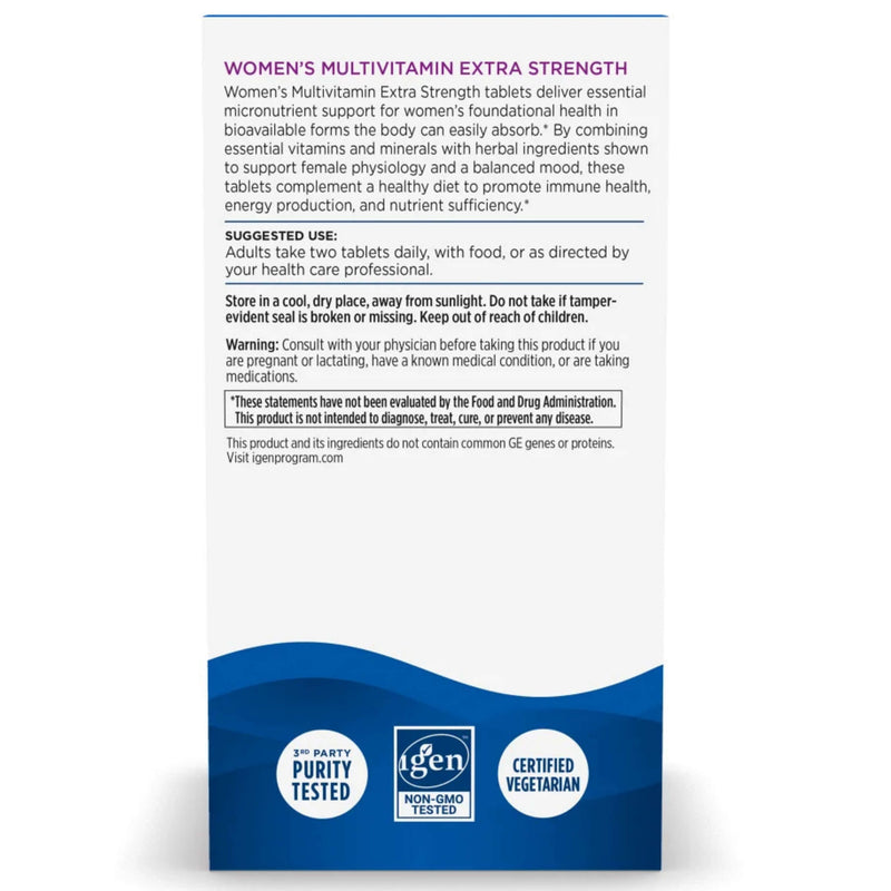 Nordic Naturals - Women’s Multivitamin Extra Strength – 60 Tablets