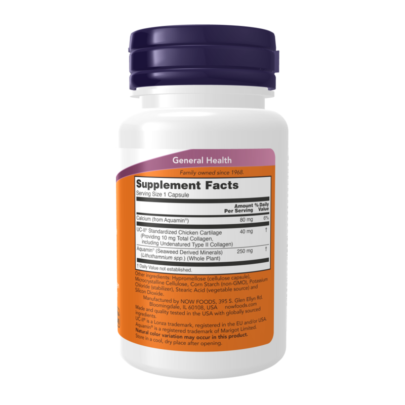 NOW Foods - UC-II Undenatured Type II Collagen - 60 caps