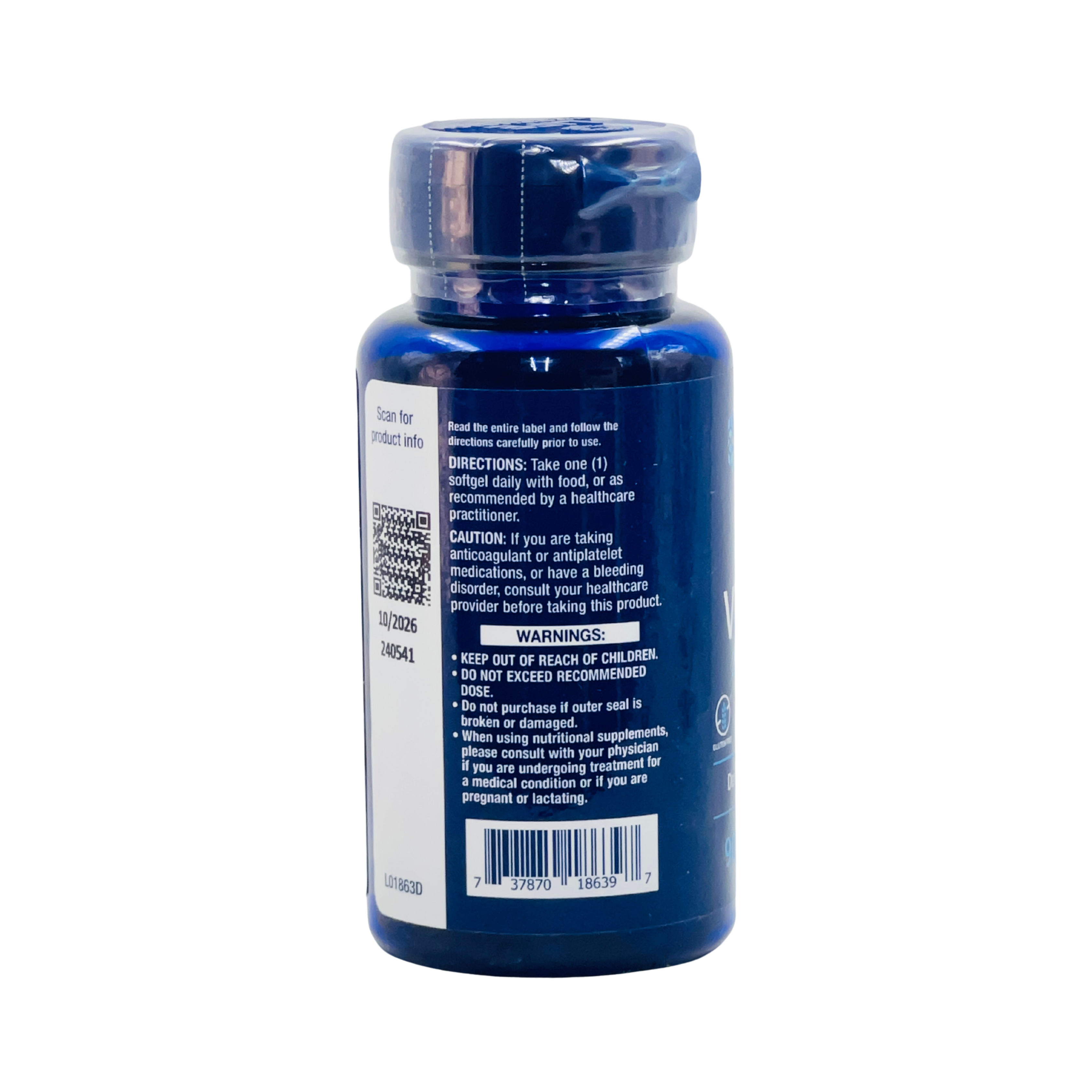 Life Extension - Super Vitamin E, 268mg - 90 softgels