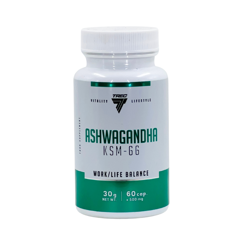 Trec Nutrition - Ashwagandha KSM-66, 500mg - 60 caps
