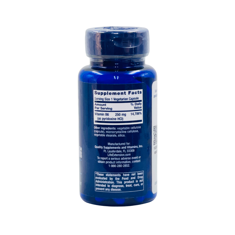 Life Extension - Vitamin B6 - 250mcg - 100 vcaps