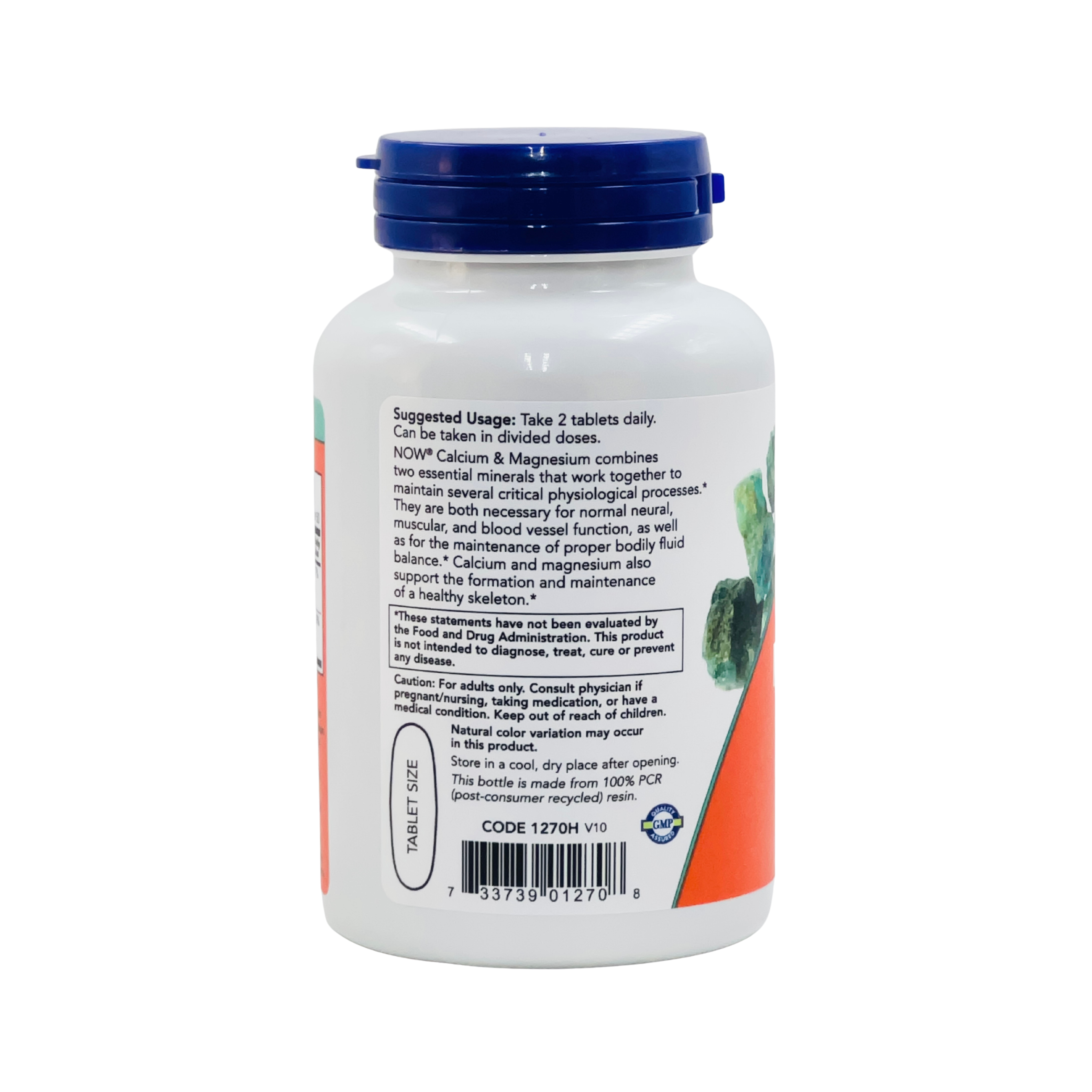 NOW Foods - Calcium & Magnesium – 100  Tablets