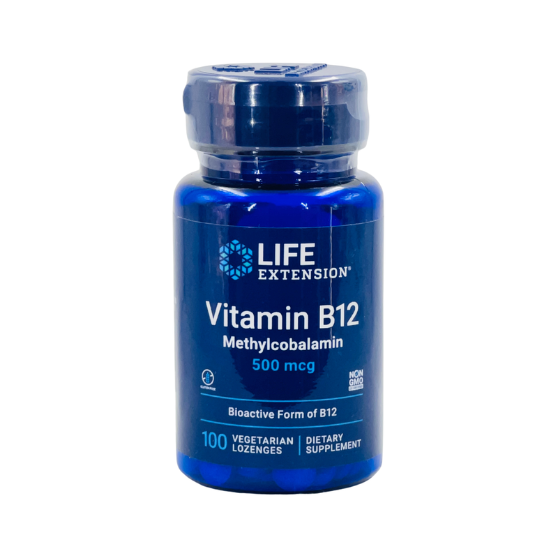 Vitamin B12 Methylcobalamin 500mcg - 100 vegetarian lozenges