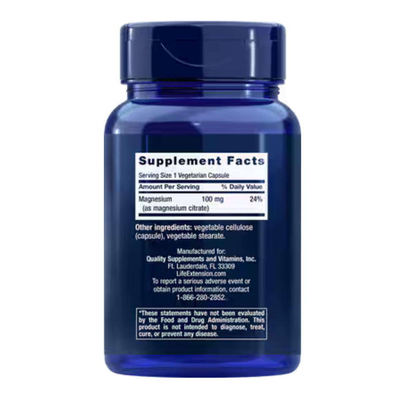 Life Extension - Magnesium (Citrate) 100mg – 100vcaps