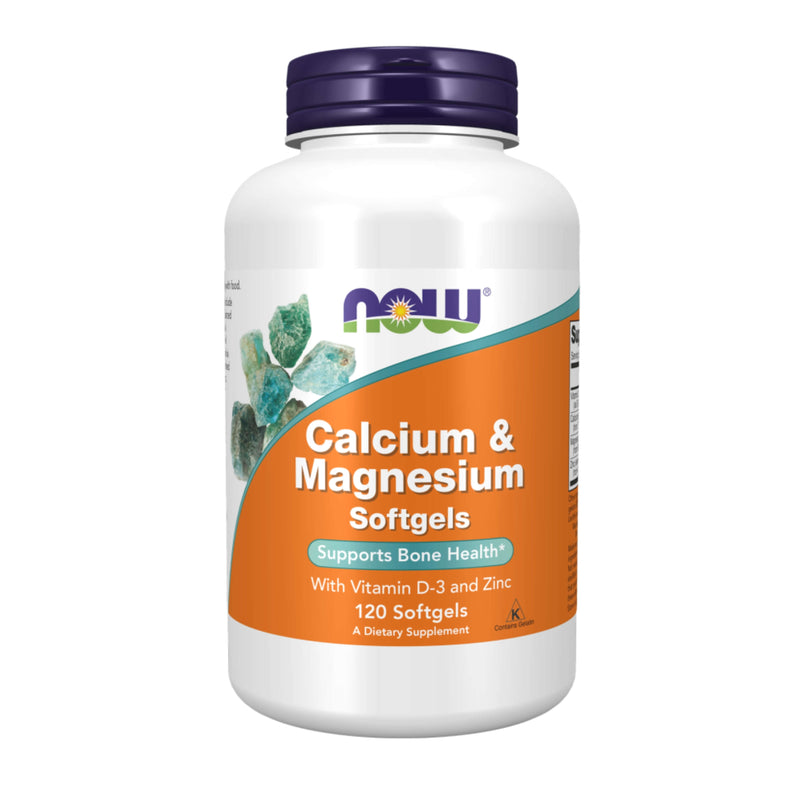 NOW Foods Calcium & Magnesium – 120  Softgels